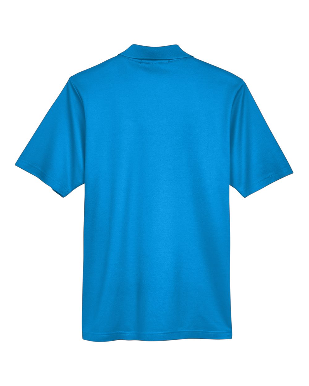 Men's CrownLux Performance® Plaited Polo - Back - B631B2682 - Ocean Blue