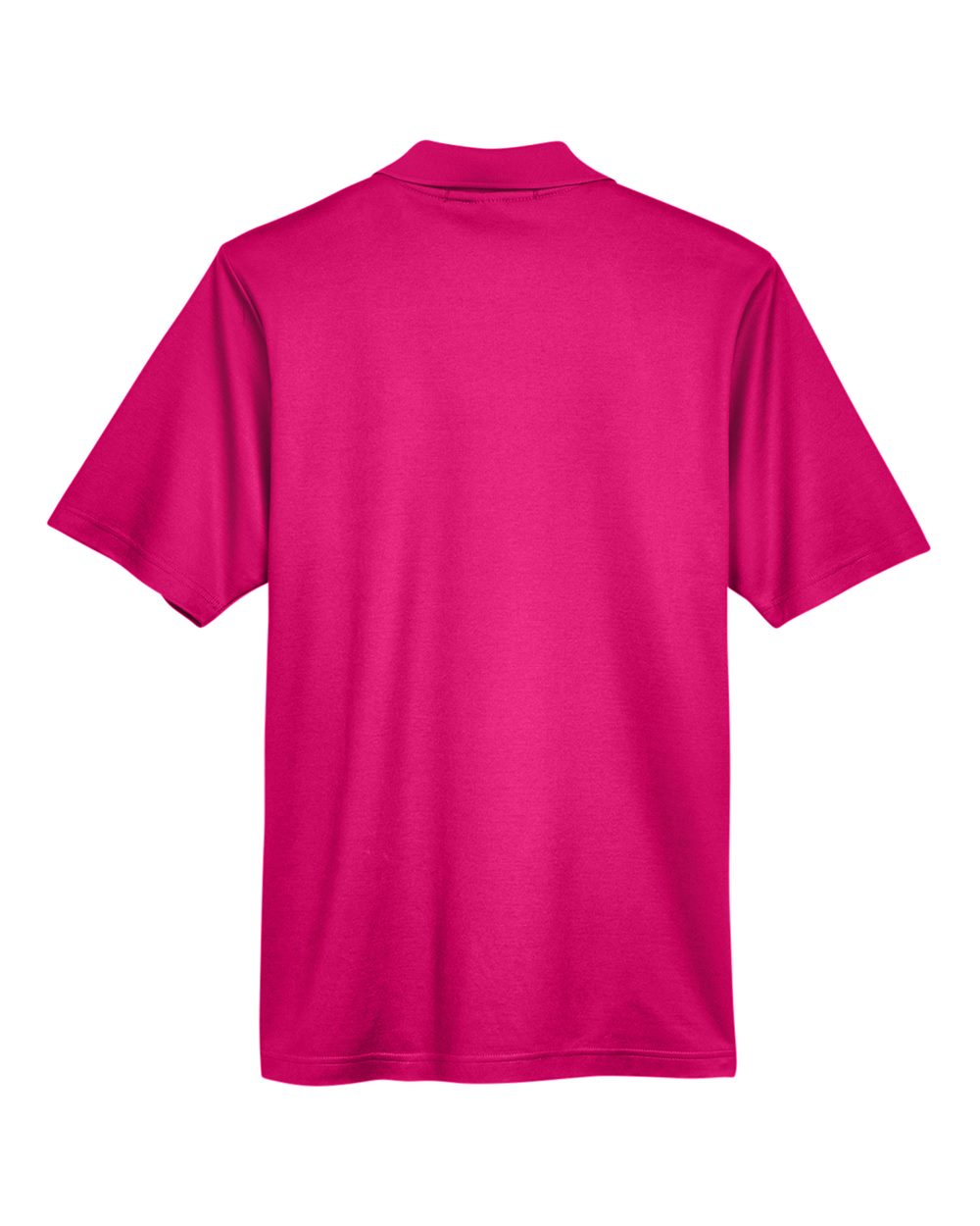 Men's CrownLux Performance® Plaited Polo - Back - B631B2692 - Crown Raspberry