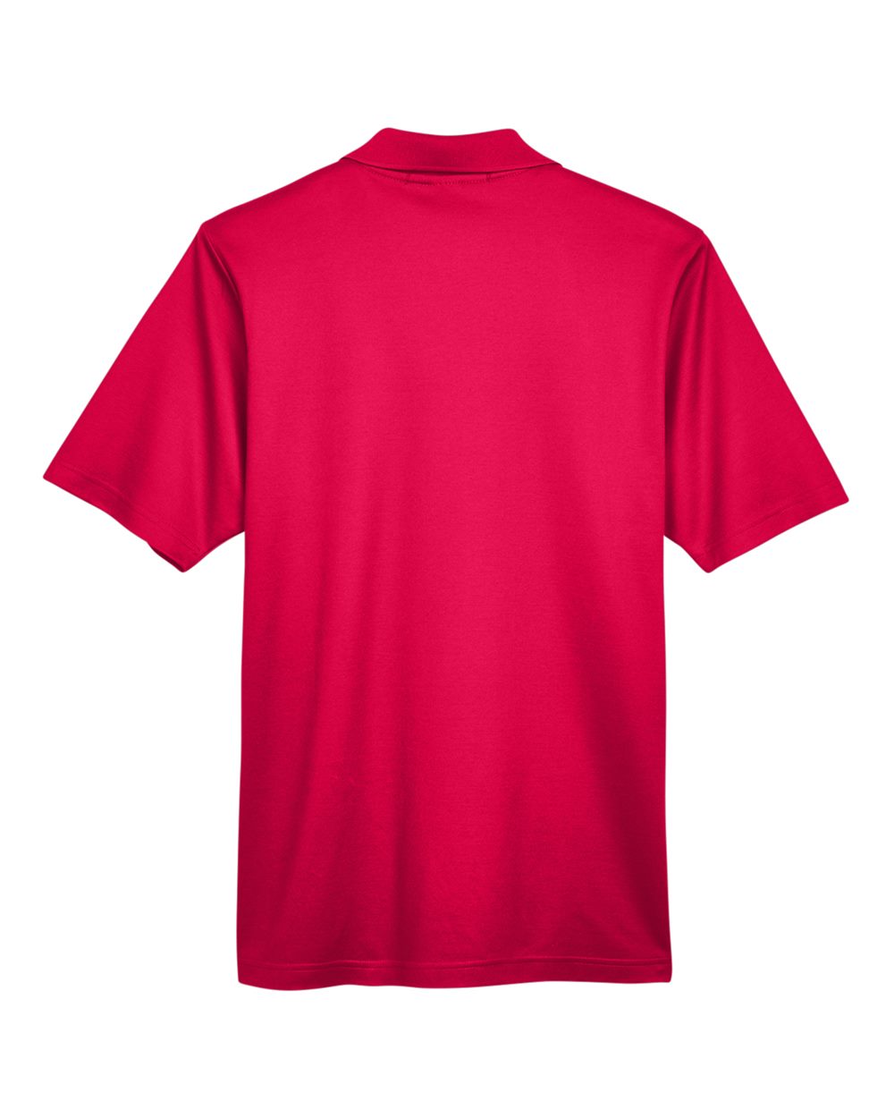 Men's CrownLux Performance® Plaited Polo - Back - B631B2702 - Red