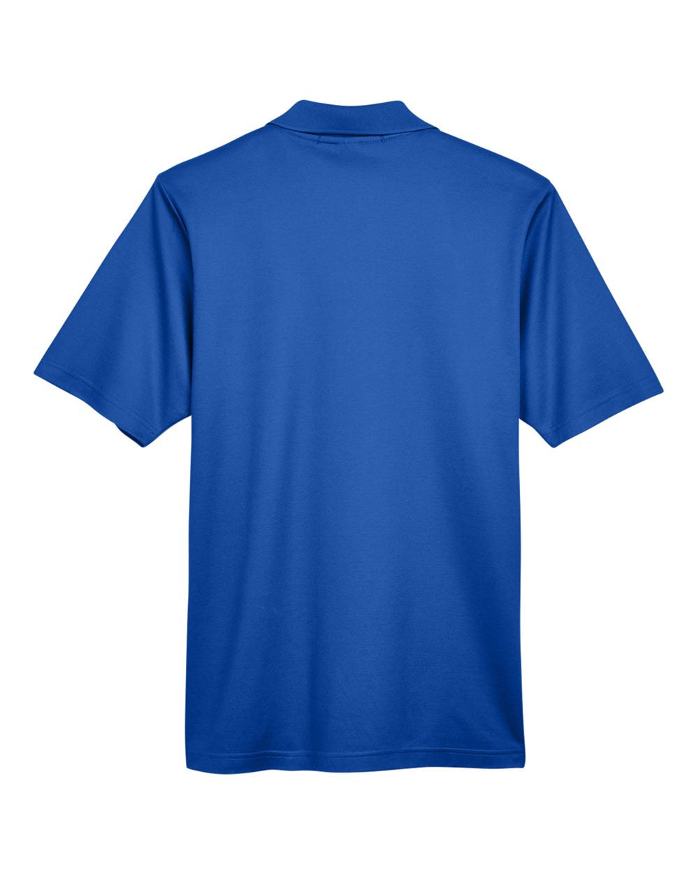 Men's CrownLux Performance® Plaited Polo - Back - B631B2752 - True Royal