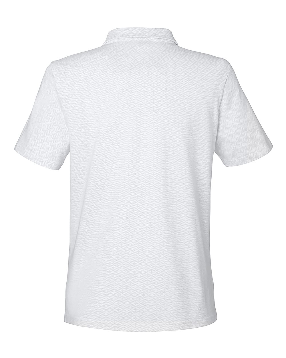 Women's Crownlux Performance® Geo Polo - Back - B621B2002 - White/ Silver