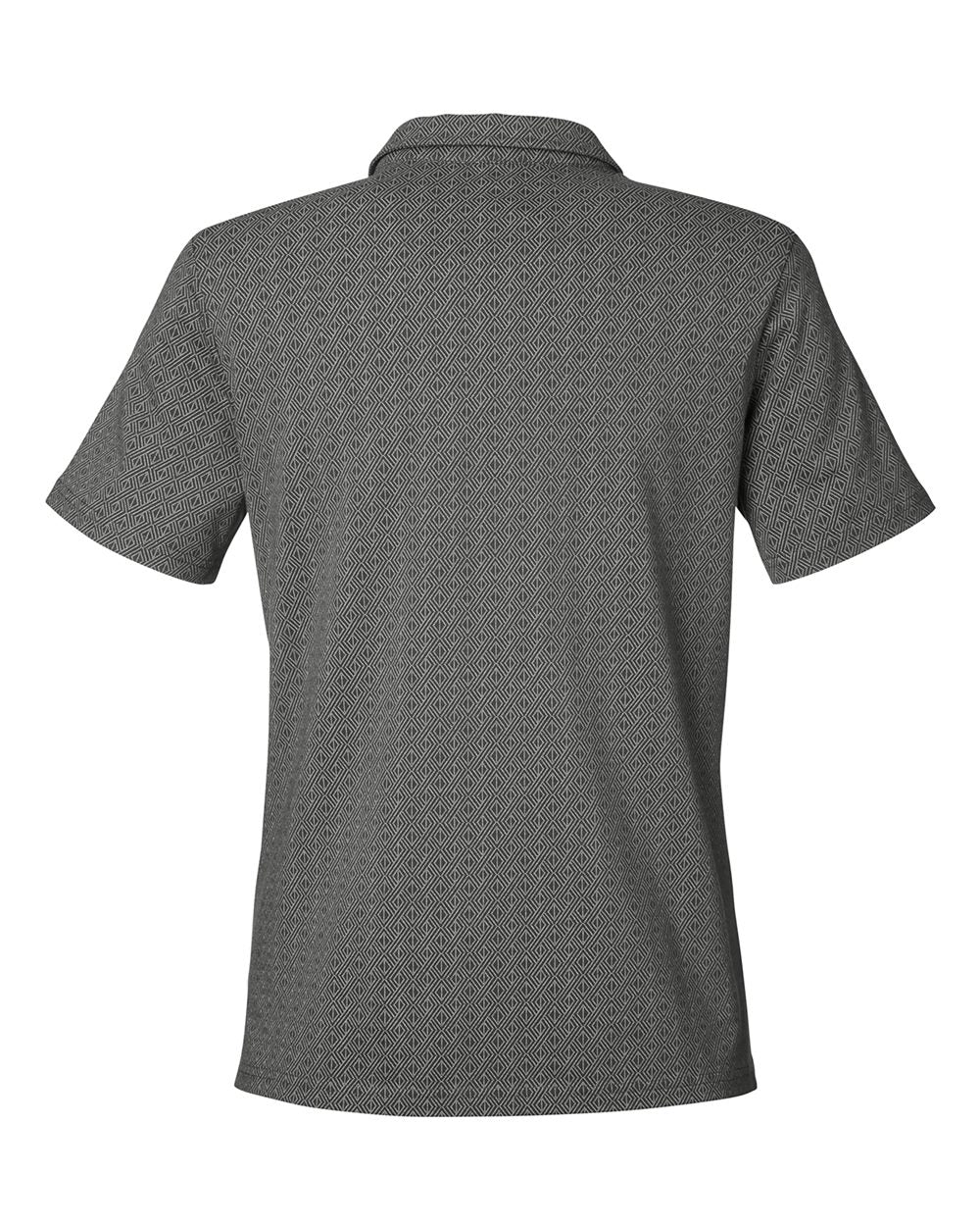 Women's Crownlux Performance® Geo Polo - Back - B621B2132 - Graphite/ Silver