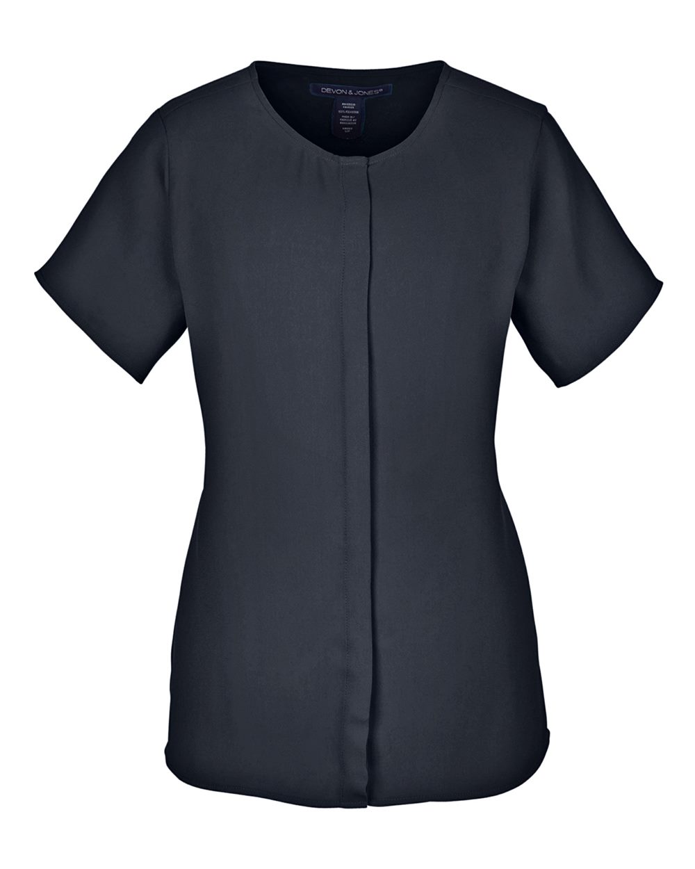 Women's Perfect Fit™ Crepe Blouse - Front - B730B2502 - Black