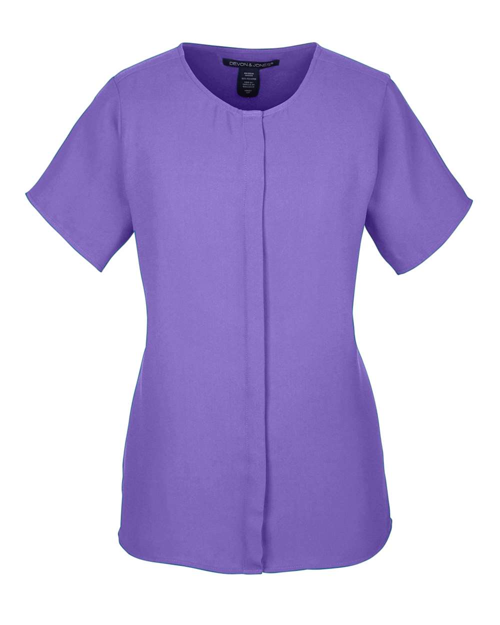 Women's Perfect Fit™ Crepe Blouse - Front - B730B2672 - Grape