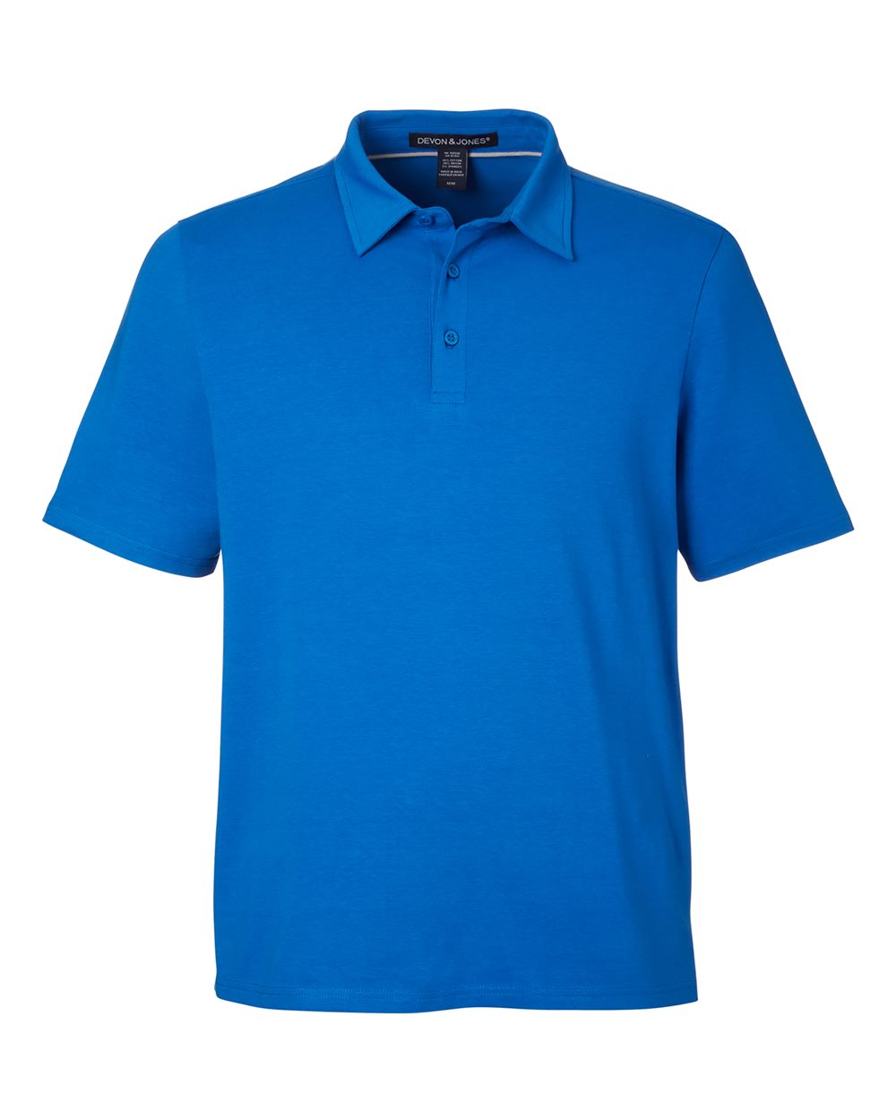 Men's Raleigh Stretch Polo - Front - B624B2253 - French Blue