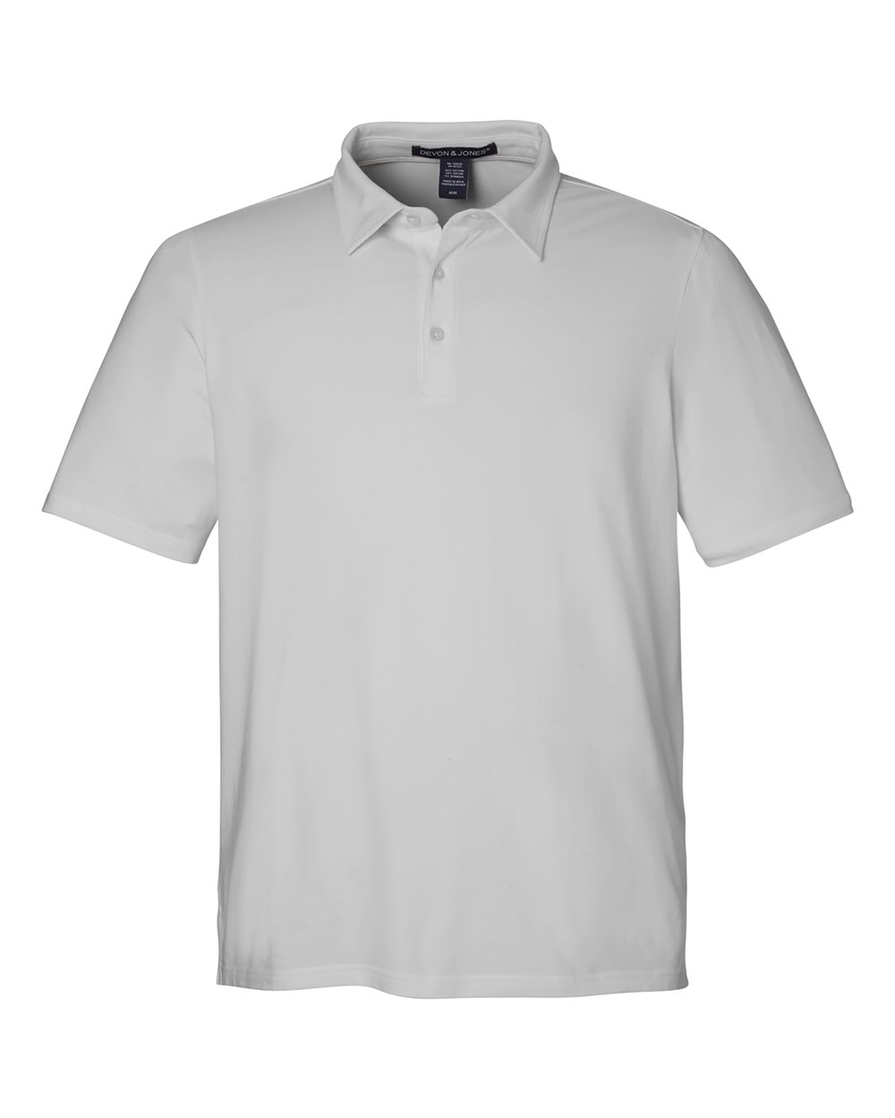 Men's Raleigh Stretch Polo - Front - B624B2353 - Grey