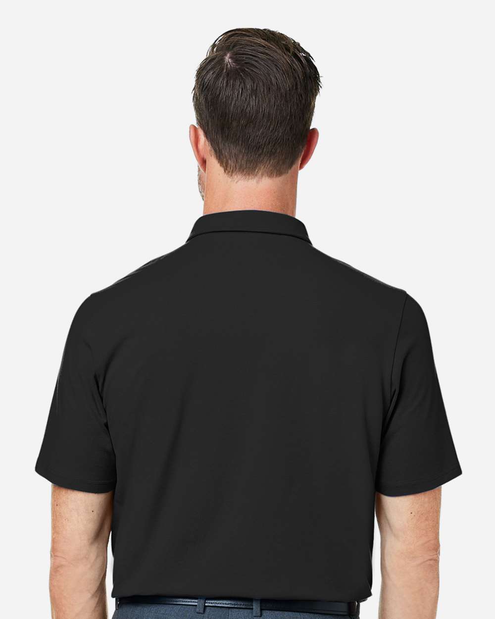 Men's Raleigh Stretch Polo - OnModelBack - B624B2503 - Black