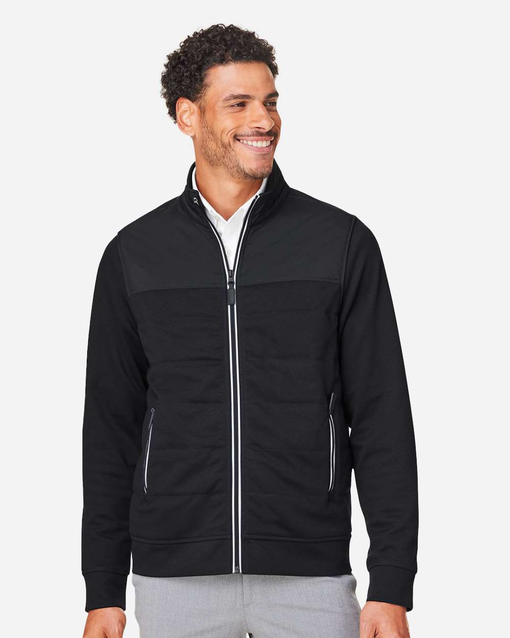 Men's New Classics® Club Jacket - OnModelFront - B701B2503 - Black