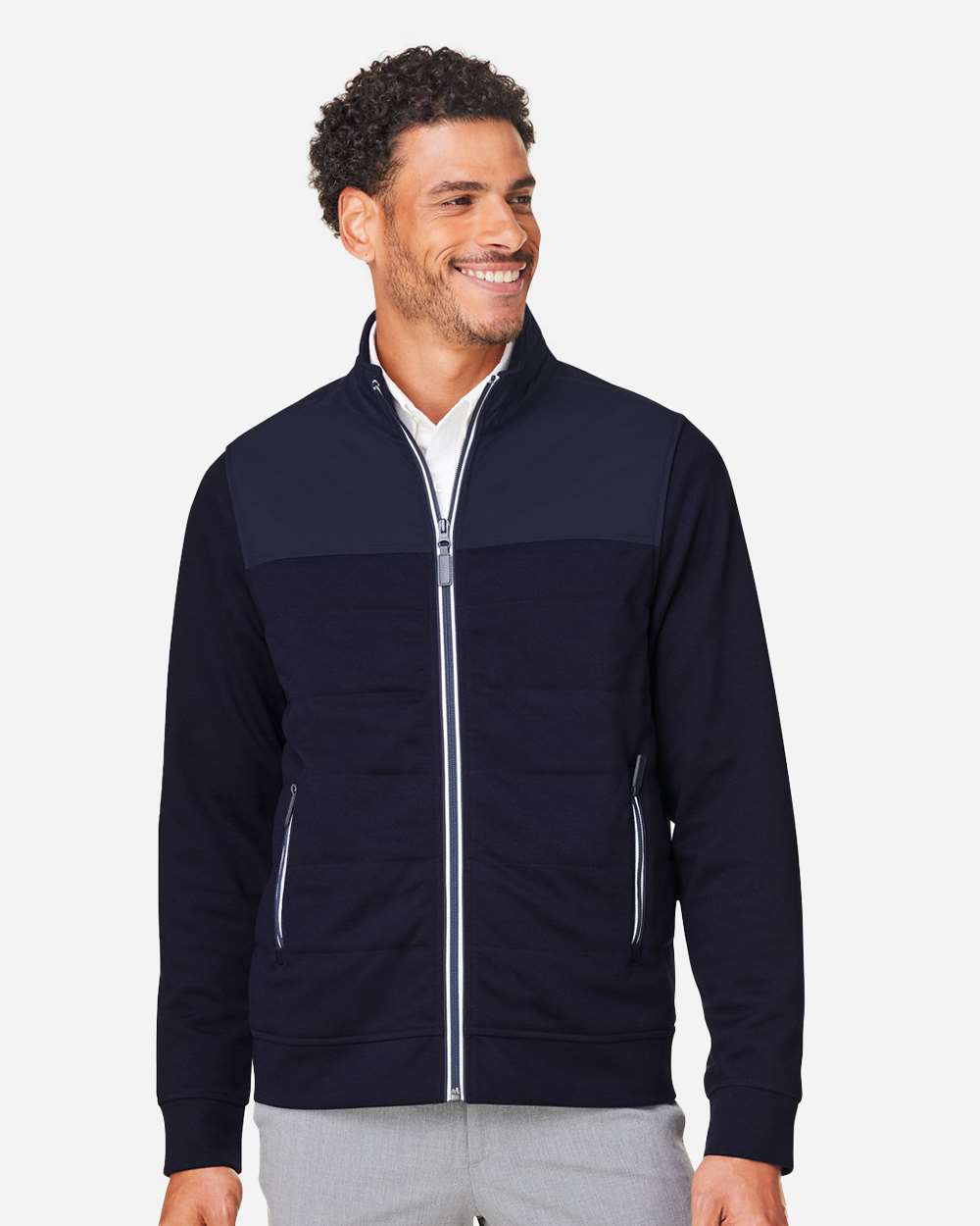 Men's New Classics® Club Jacket - OnModelFront - B701B2653 - Navy