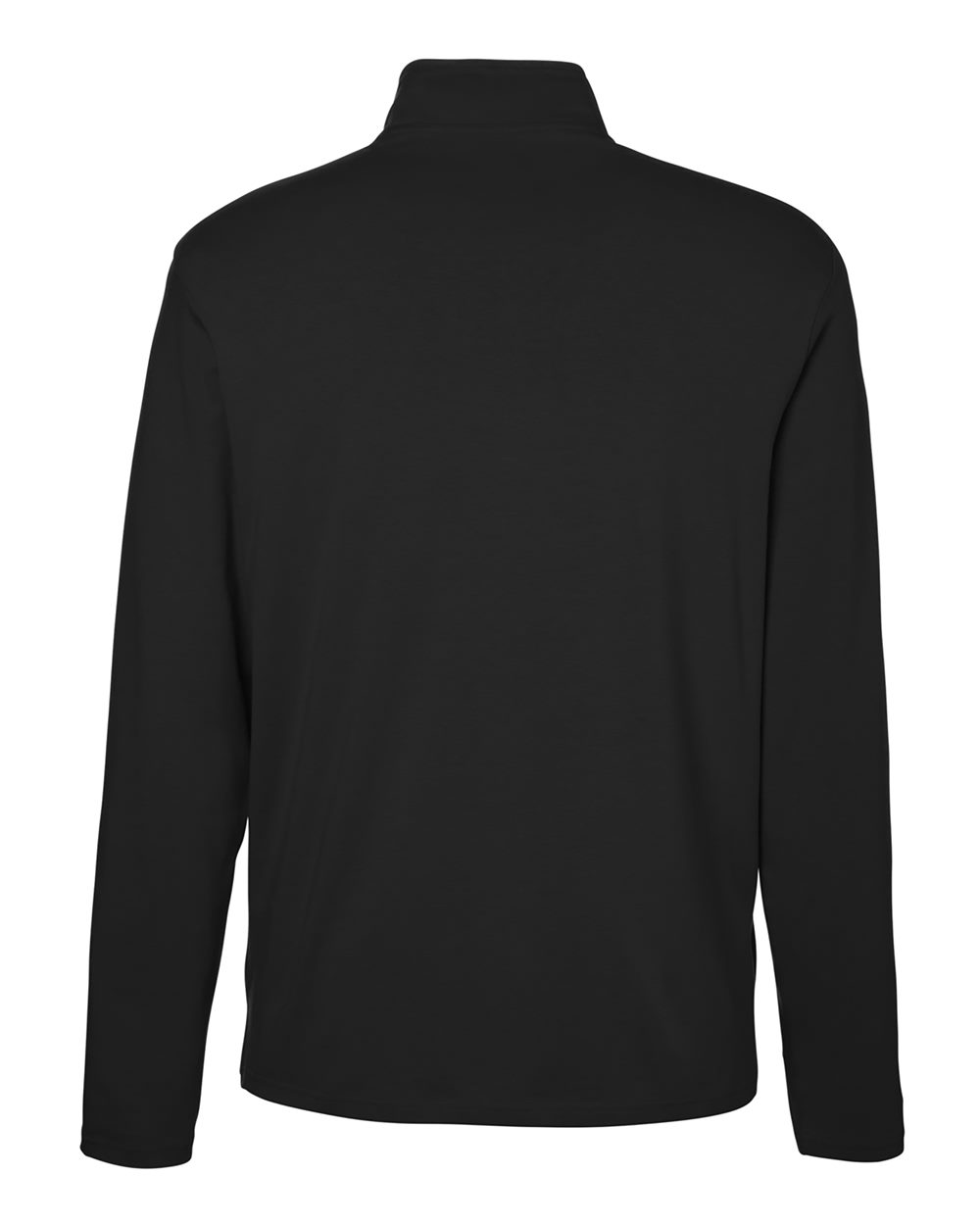 Men's Raleigh Stretch Quarter-Zip Pullover - Back - B654B2503 - Black