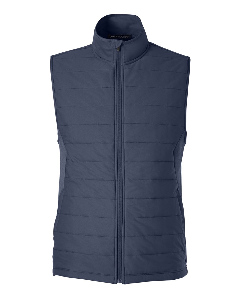 Men's New Classics® Charleston Hybrid Vest - Front - B699B2653 - Navy Melange/ Navy