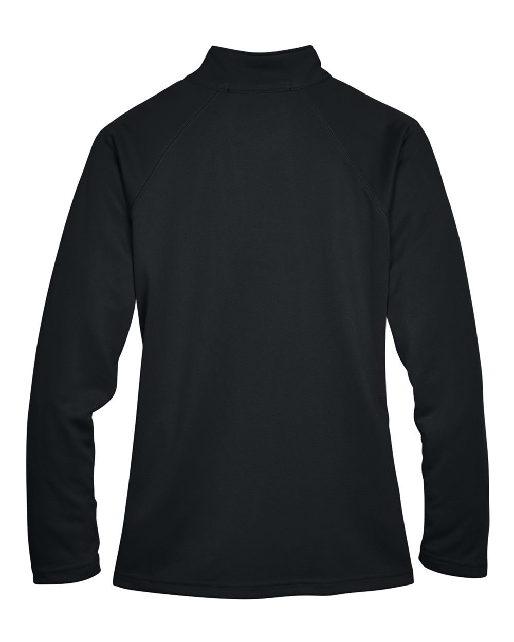 Women's Stretch Tech-Shell® Compass Quarter-Zip Pullover - Back - B657B2503 - Black