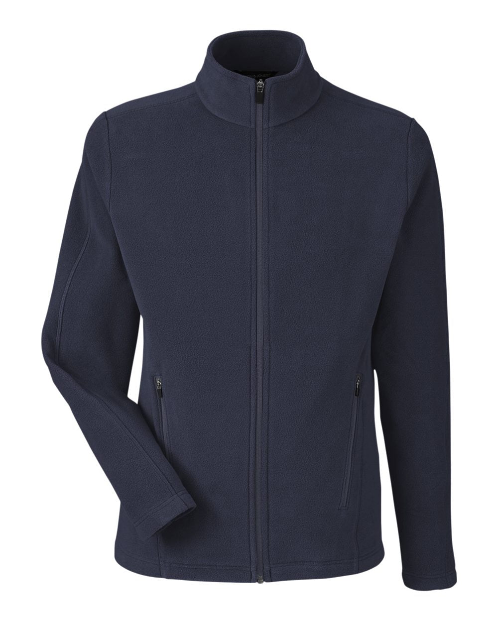 Men's CrownLux Performance® Fleece Full-Zip Jacket - Front - B705B2653 - Navy
