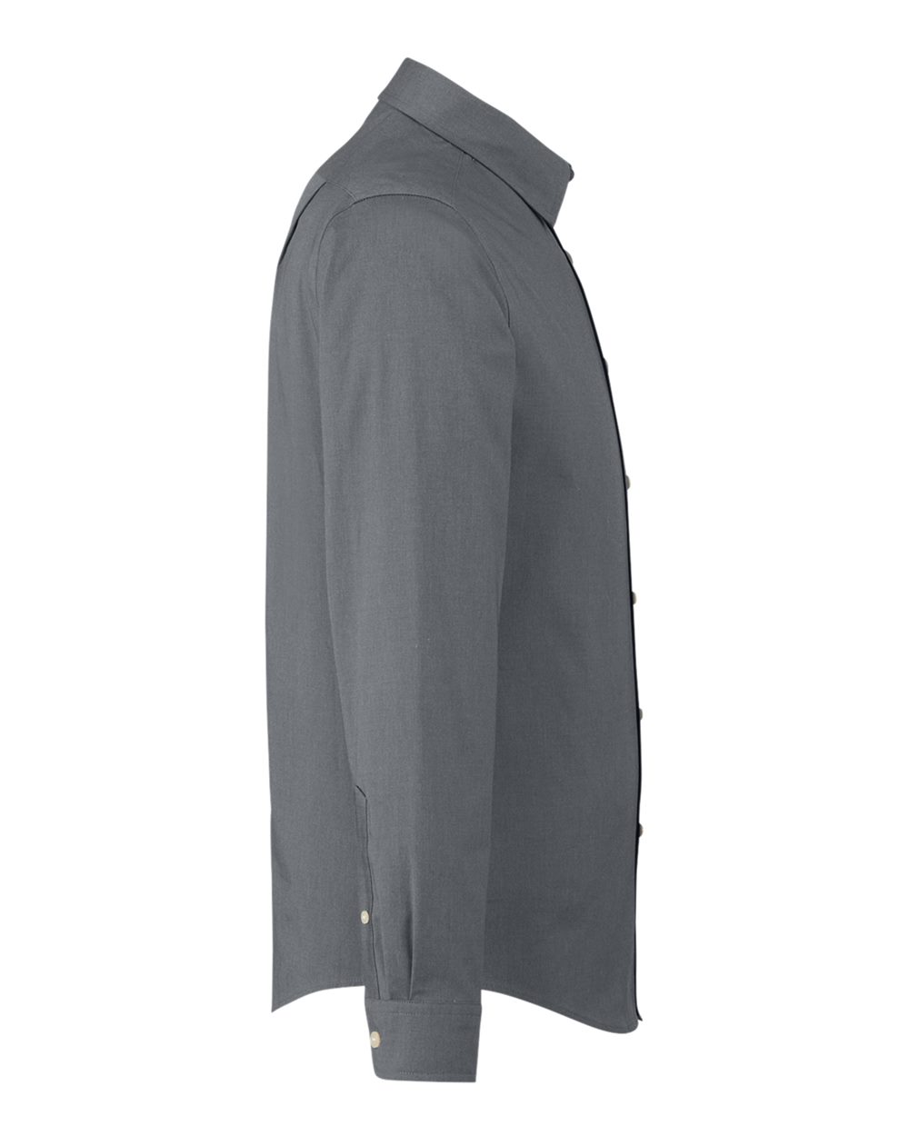 Men's CrownLux Performance® Spencer Poplin Dress Shirt - DirectSide - B669B2133 - Graphite Melange