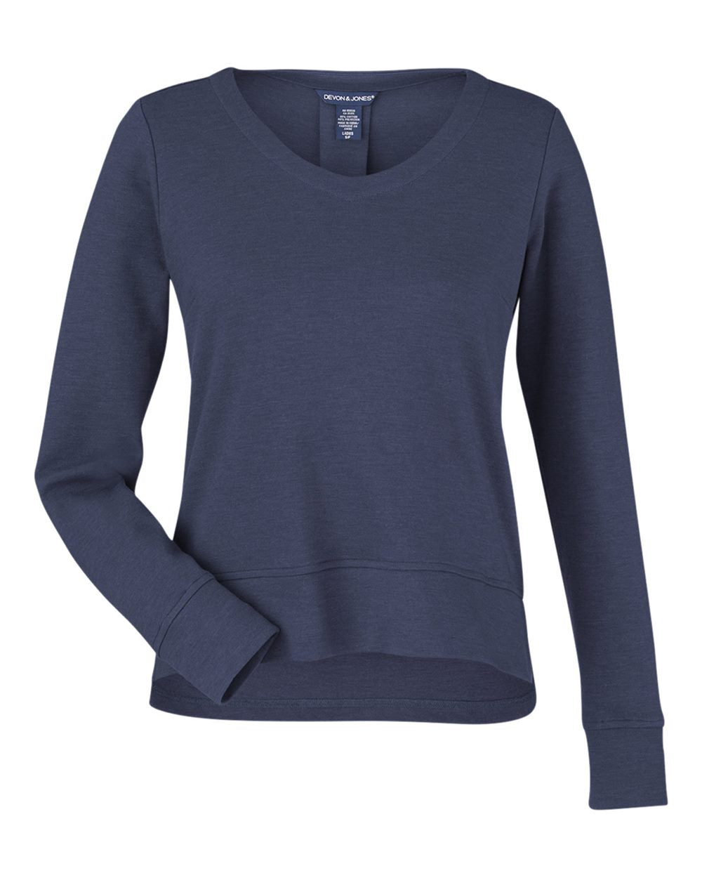 Women's New Classics® Charleston Pullover - Front - B668B2652 - Navy Melange