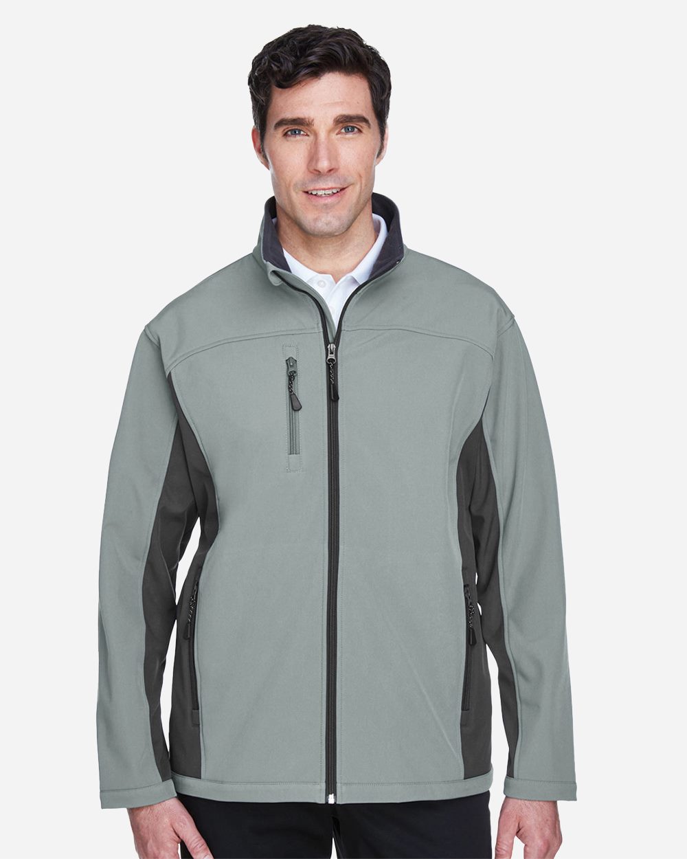 Men's Soft Shell Colorblock Jacket - styleImage