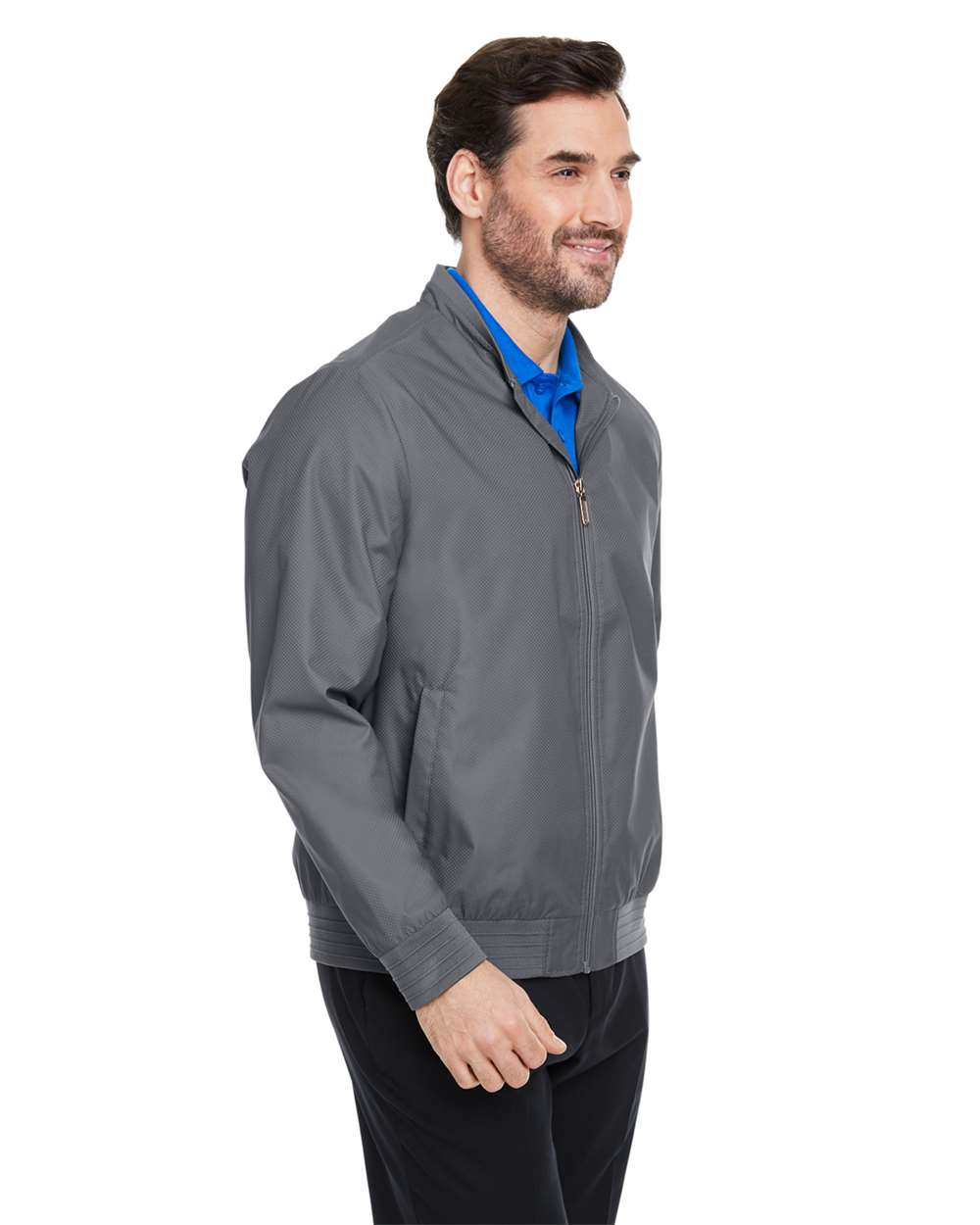 Men's Vision Club Jacket - OnModelSide - B695B2133 - Graphite