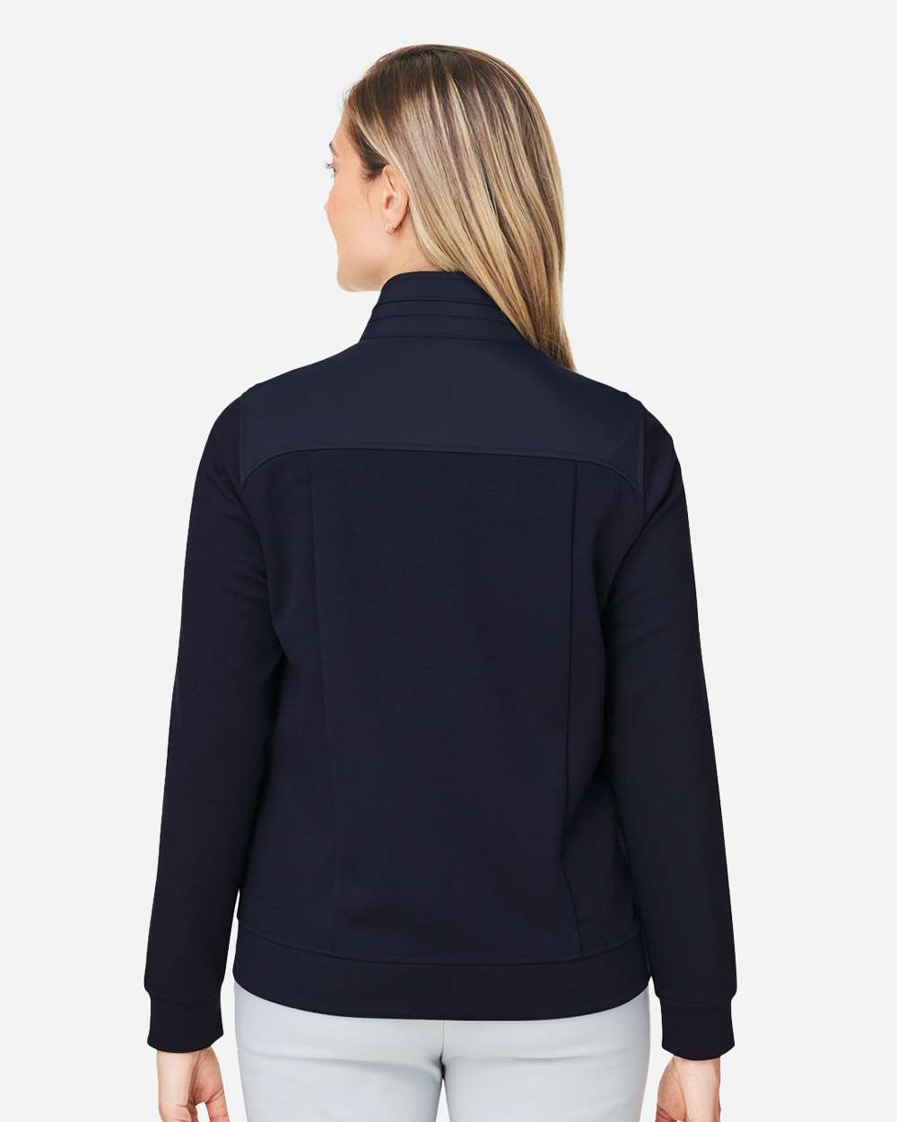 Women's New Classics® Club Jacket - OnModelBack - B703B2652 - Navy