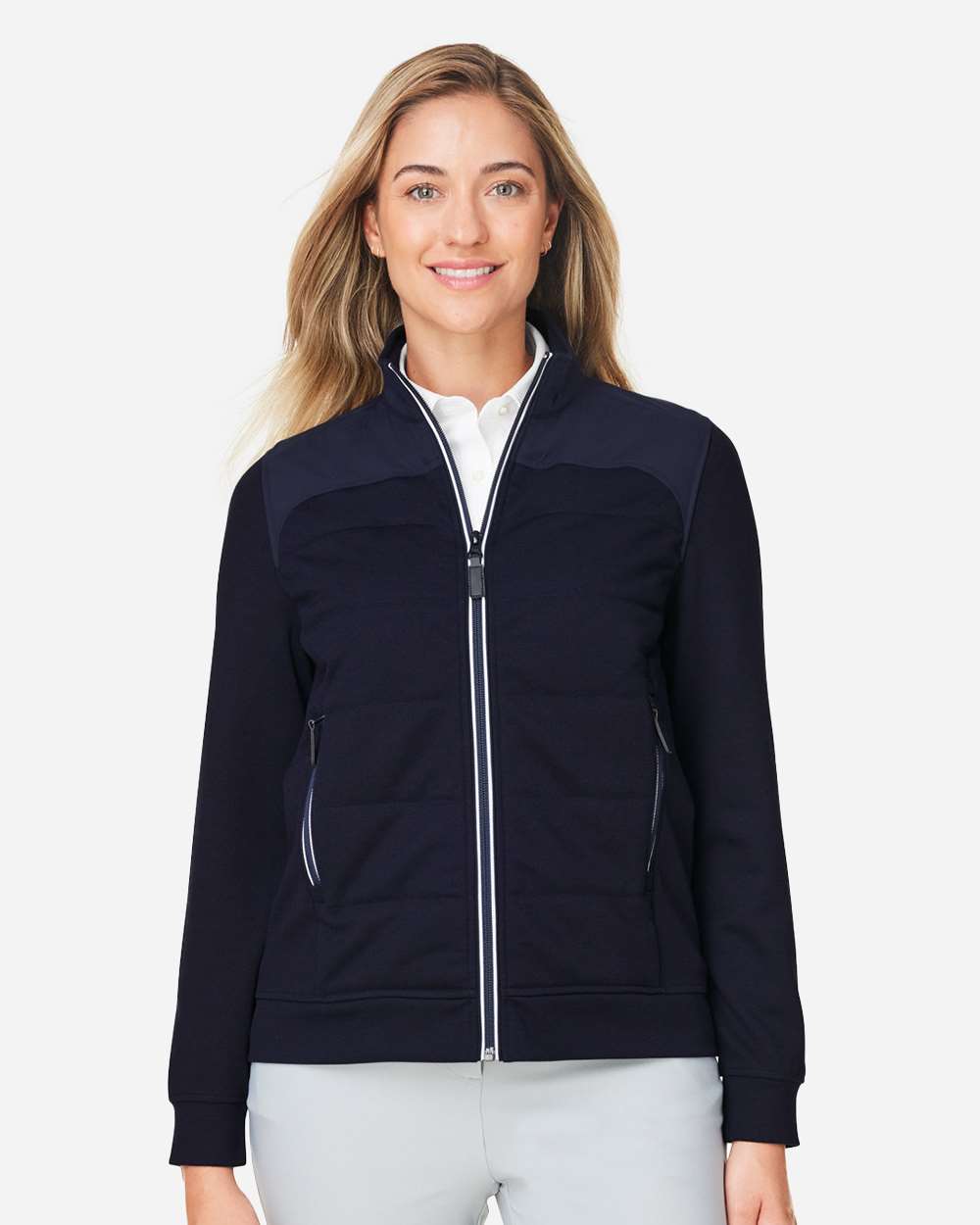 Women's New Classics® Club Jacket - OnModelFront - B703B2652 - Navy