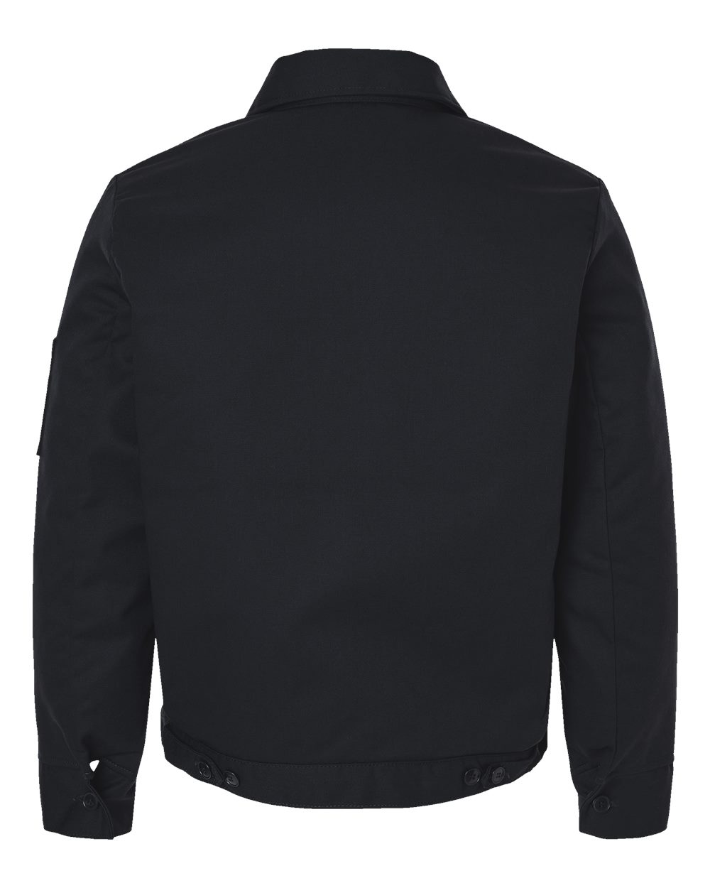 Unisex Insulated Industrial Eisenhower Jacket - Back - B22730503 - Black