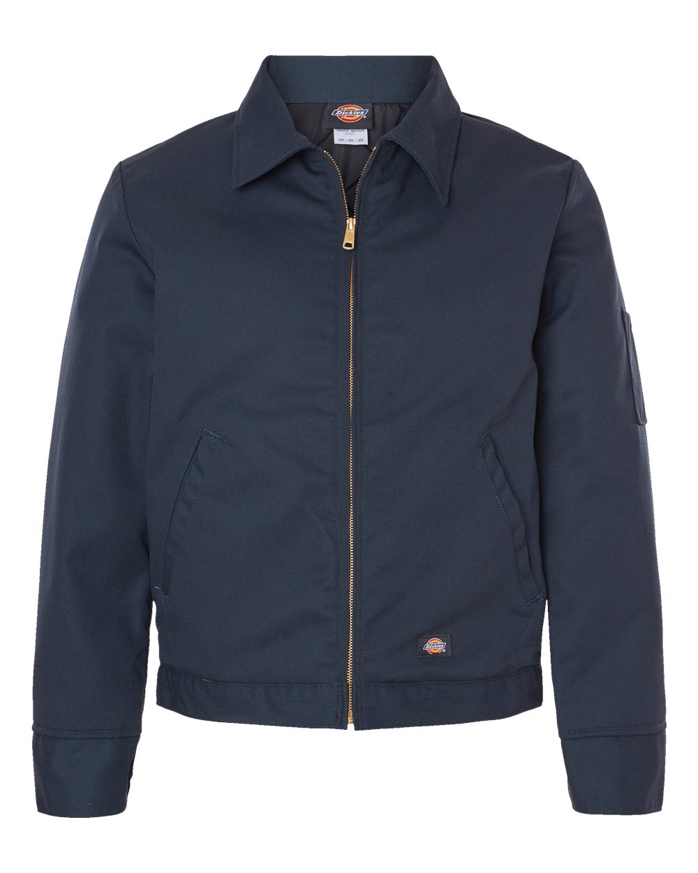 Unisex Insulated Industrial Eisenhower Jacket - Front - B22730863 - Dark Navy