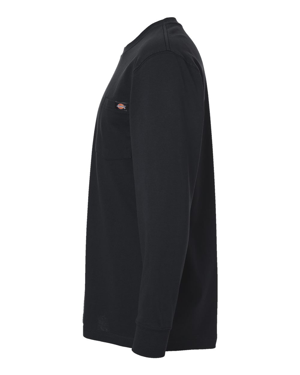 Men's Traditional Heavyweight Long Sleeve T-Shirt - DirectSide - B08130503 - Black