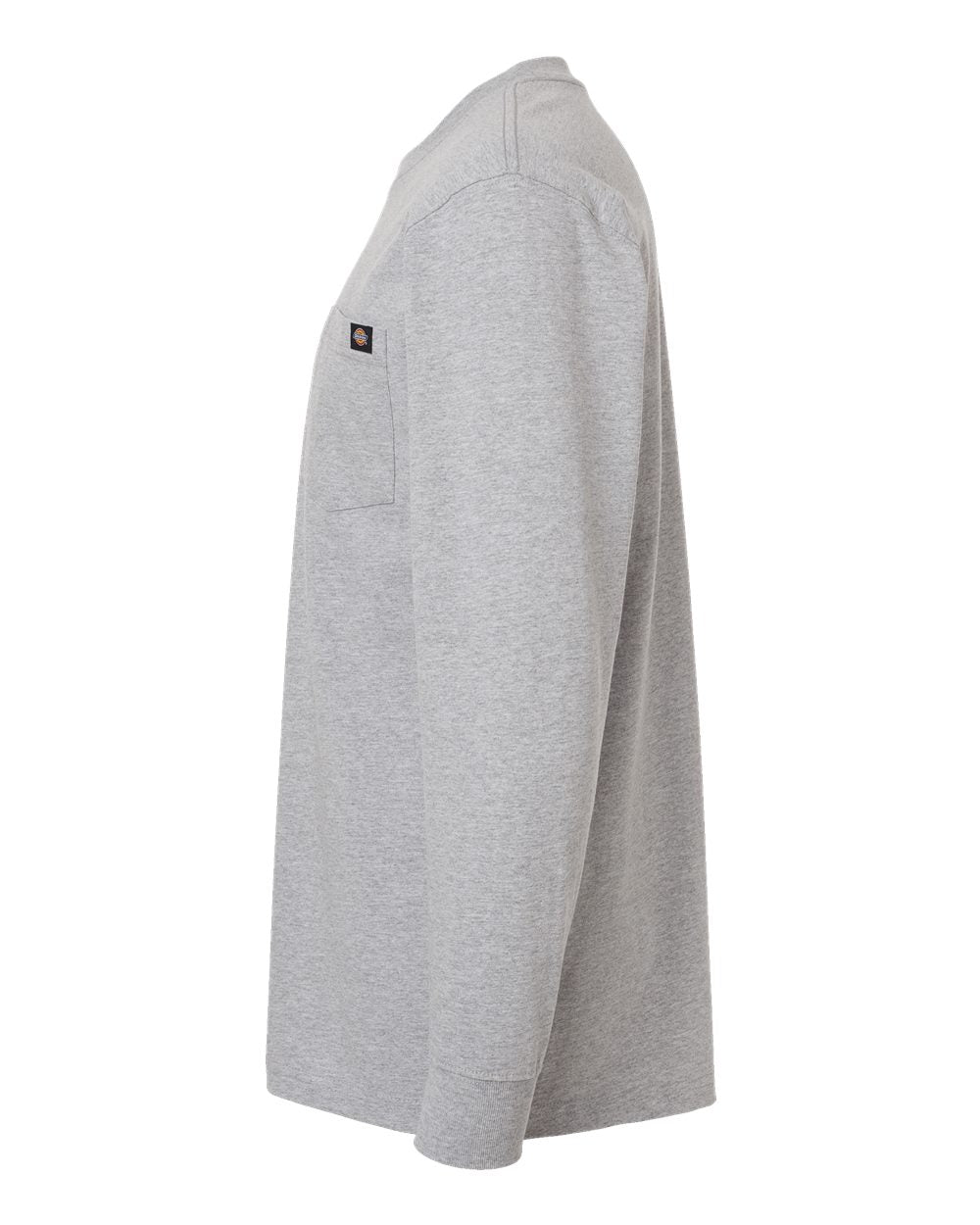 Men's Traditional Heavyweight Long Sleeve T-Shirt - DirectSide - B08130583 - Heather Grey