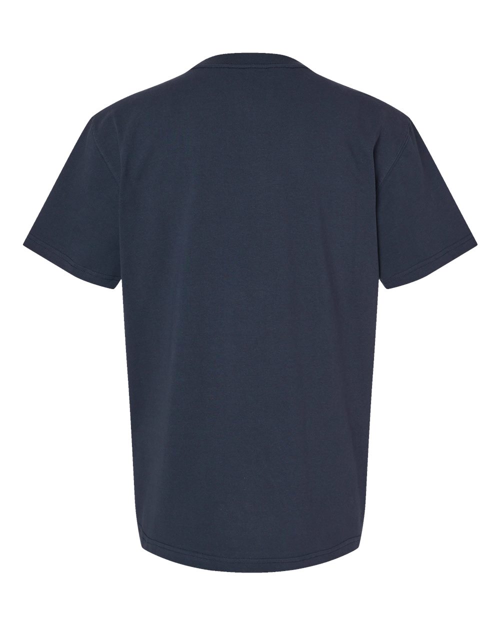 Men's Traditional Heavyweight T-Shirt - Back - B64130863 - Dark Navy