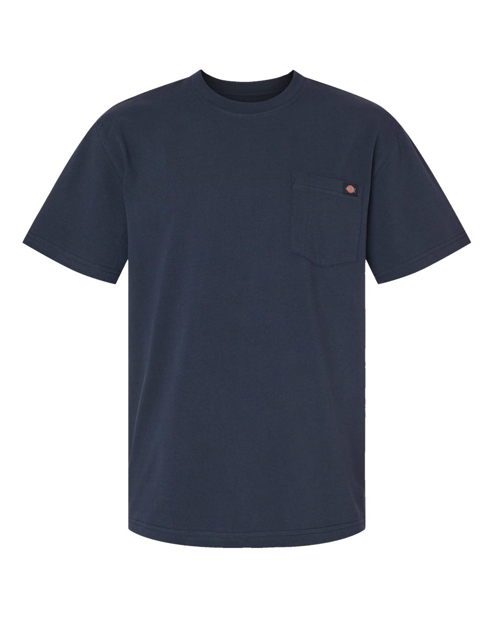 Men's Traditional Heavyweight T-Shirt - Front - B64130863 - Dark Navy