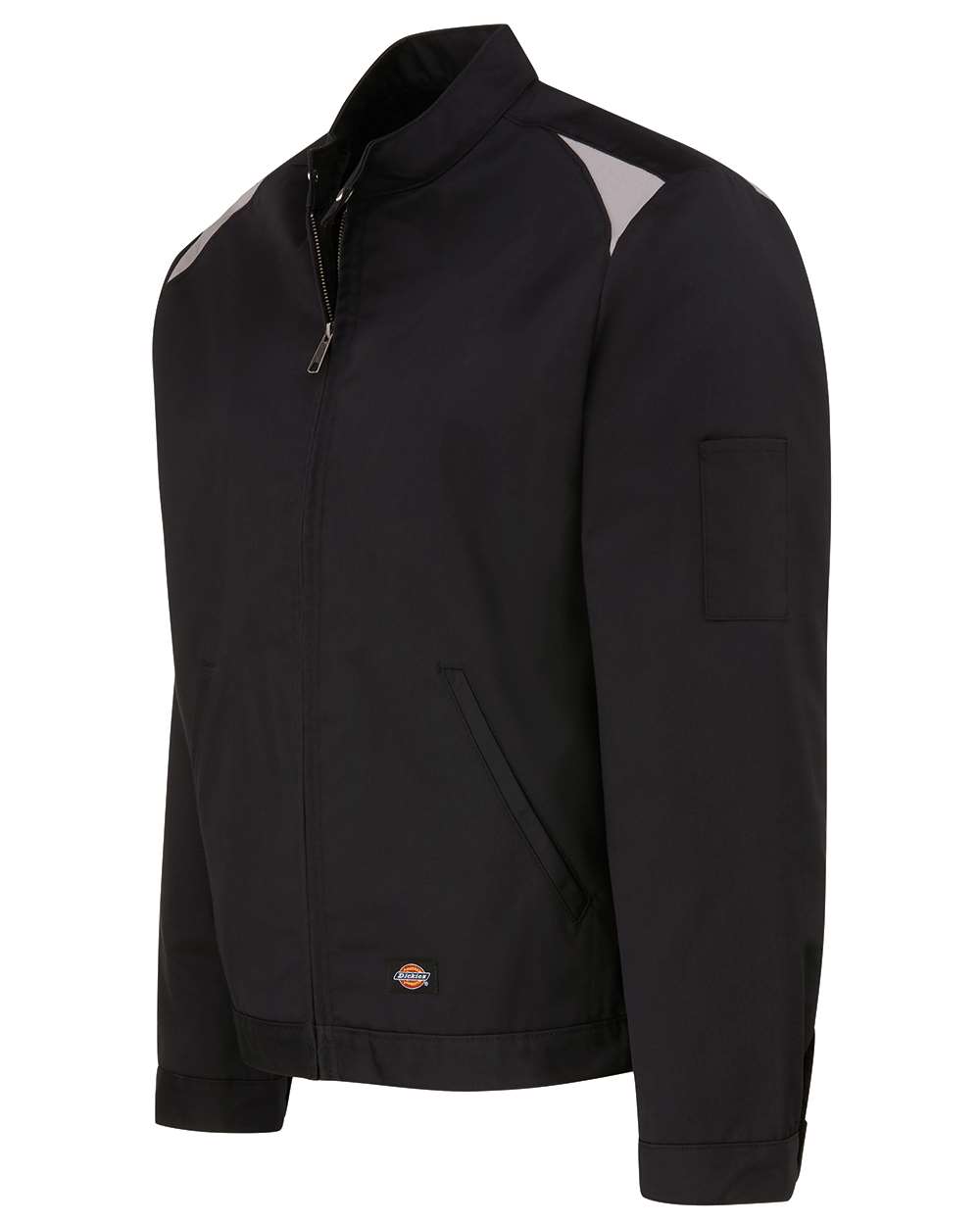 Men's Insulated Colorblocked Jacket - DirectSide - B67030503 - Black/ Silver