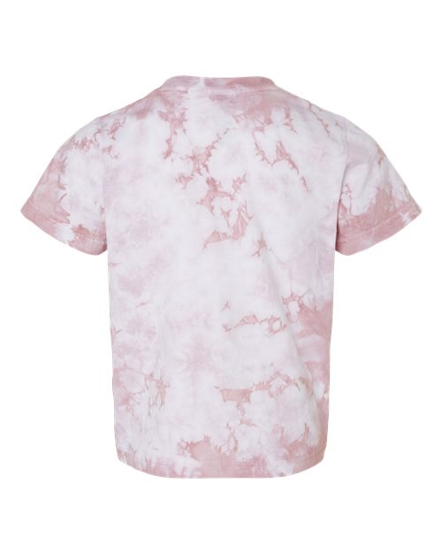 Toddler Crystal Tie-Dyed T-Shirt - Back - B03714303 - Rose Crystal