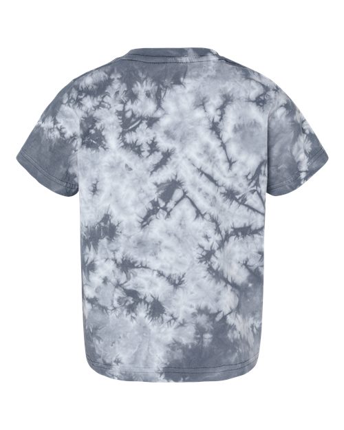 Toddler Crystal Tie-Dyed T-Shirt - Back - B03714353 - Silver