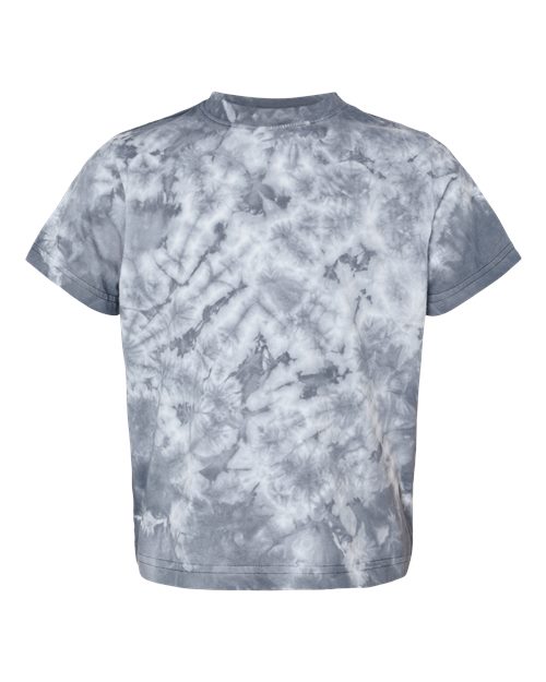 Toddler Crystal Tie-Dyed T-Shirt - Front - B03714354 - Silver