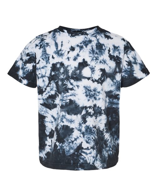 Toddler Crystal Tie-Dyed T-Shirt - Front - B03714503 - Black Crystal