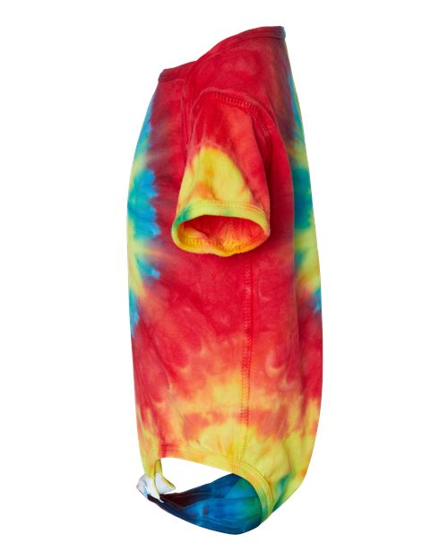 Infant Spiral Tie-Dyed Onesie - DirectSide - B04014961 - Rainbow