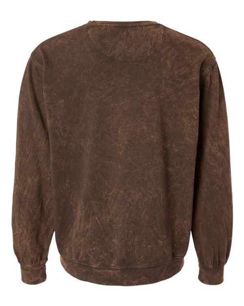 Premium Fleece Mineral Wash Crewneck Sweatshirt - Back - B04314553 - Hounddog