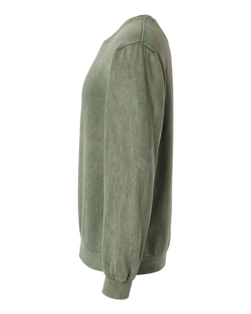 Premium Fleece Mineral Wash Crewneck Sweatshirt - DirectSide - B04314583 - Kale