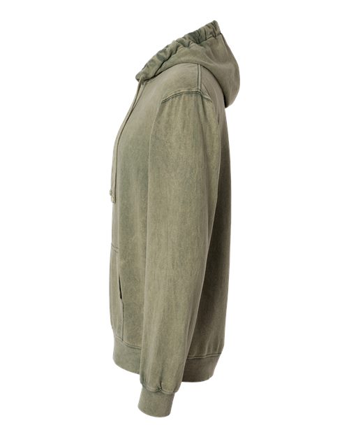Premium Fleece Mineral Wash Hooded Sweatshirt - DirectSide - B04414533 - Kale