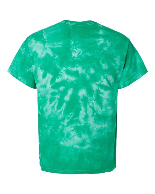 Crystal Tie-Dyed T-Shirt - Back - B16814153 - Emerald