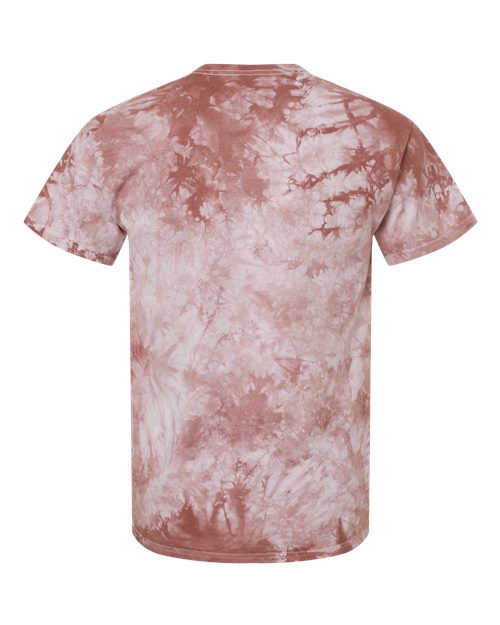 Crystal Tie-Dyed T-Shirt - Back - B16814553 - Copper