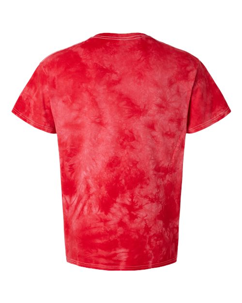 Crystal Tie-Dyed T-Shirt - Back - B16814703 - Red