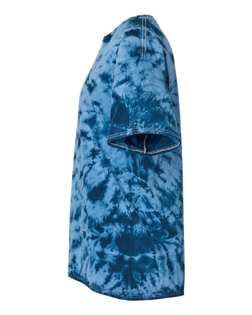 Crystal Tie-Dyed T-Shirt - DirectSide - B16814243 - Navy/ Columbia