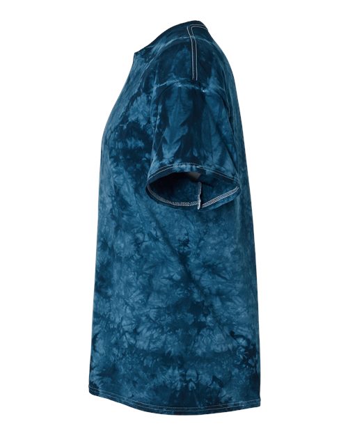 Crystal Tie-Dyed T-Shirt - DirectSide - B16814653 - Navy