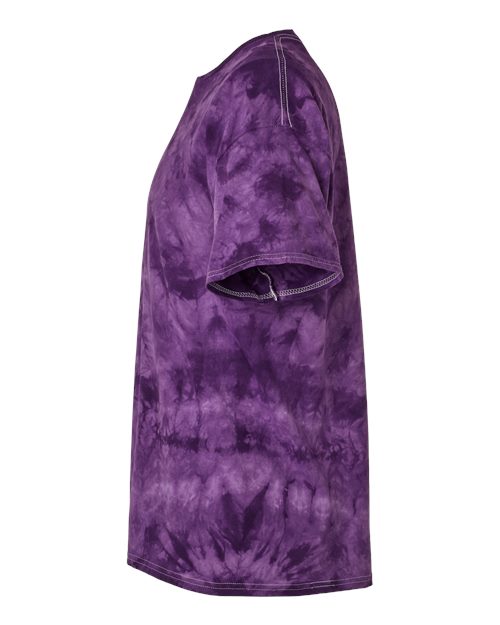 Crystal Tie-Dyed T-Shirt - DirectSide - B16814673 - Purple