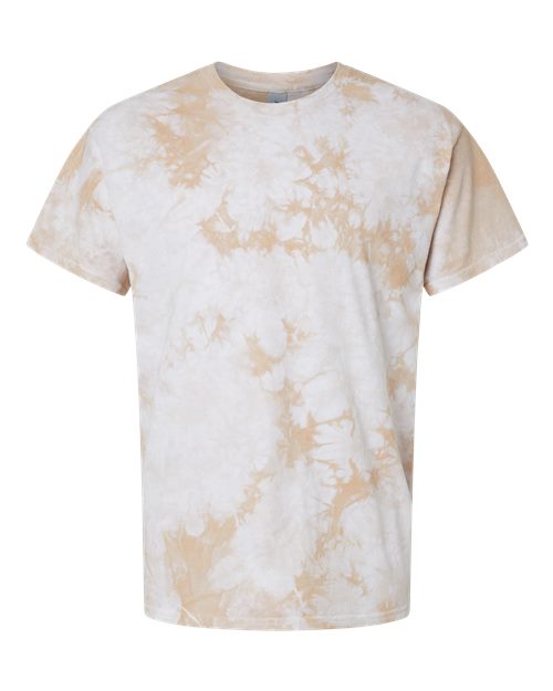 Crystal Tie-Dyed T-Shirt - Front - B16814208 - Sand