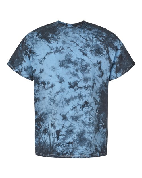 Crystal Tie-Dyed T-Shirt - Front - B16814263 - Black/ Columbia