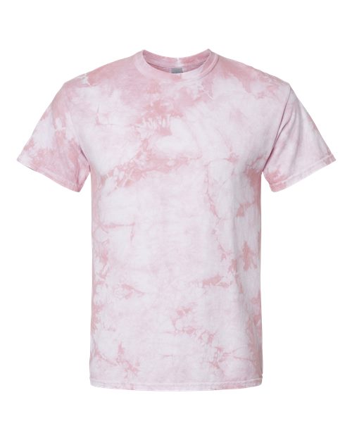 Crystal Tie-Dyed T-Shirt - Front - B16814313 - Rose