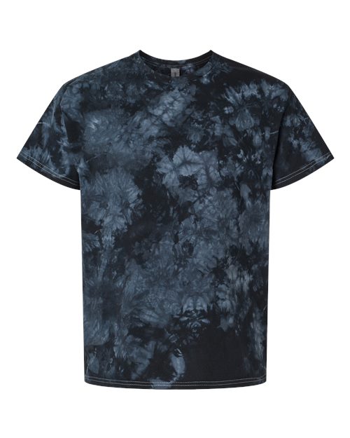 Crystal Tie-Dyed T-Shirt - Front - B16814503 - Black Crystal