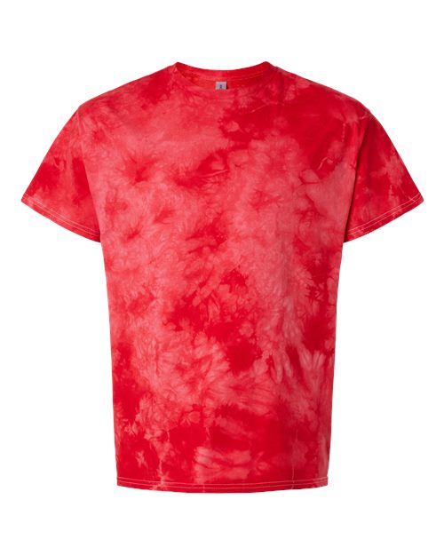 Crystal Tie-Dyed T-Shirt - Front - B16814703 - Red