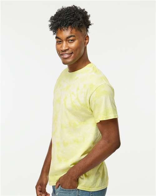 Crystal Tie-Dyed T-Shirt - OnModelSide - B16814183 - Citron
